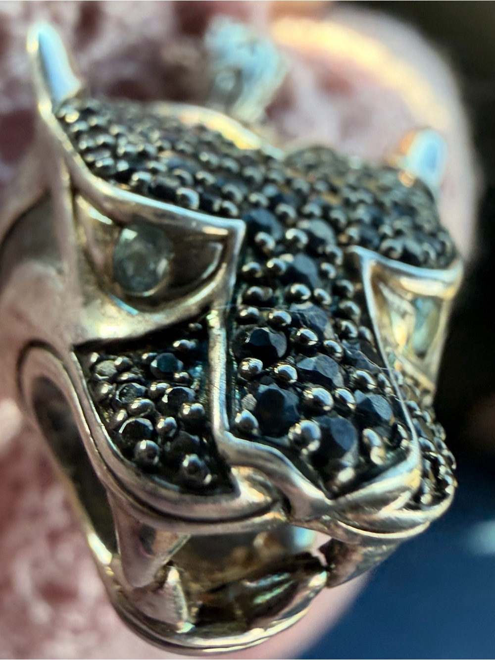 John Hardy Black Panther Pendant Necklace - Picture 7 of 15